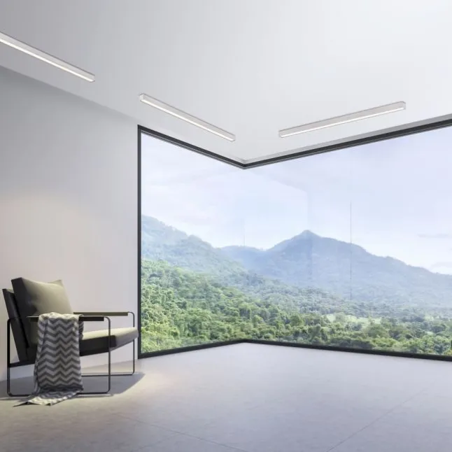 Paul Neuhaus PURE Lines Straight LED Deckenleuchte diamond, (alu) linear, dimmbar