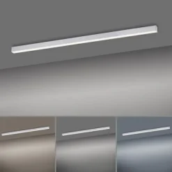 Paul Neuhaus PURE Lines Straight LED Deckenleuchte diamond, (alu) linear, dimmbar