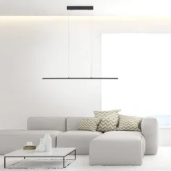Paul Neuhaus PURE Lite LED Pendelleuchte graphite 100x6x120cm CCT dimmbar