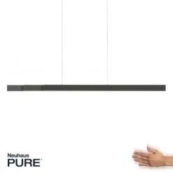 Paul Neuhaus PURE Lume LED Pendelleuchte graphite CCT Sensordimmer