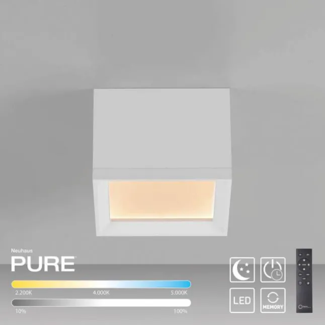 Paul Neuhaus PURE Manhattan,LED Deckenleuchte snow,