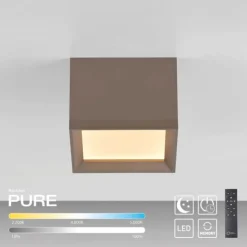 Paul Neuhaus PURE Manhattan, LED Deckenleuchte bronce
