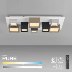 Paul Neuhaus PURE Manhattan,LED Deckenleuchte multicolor,