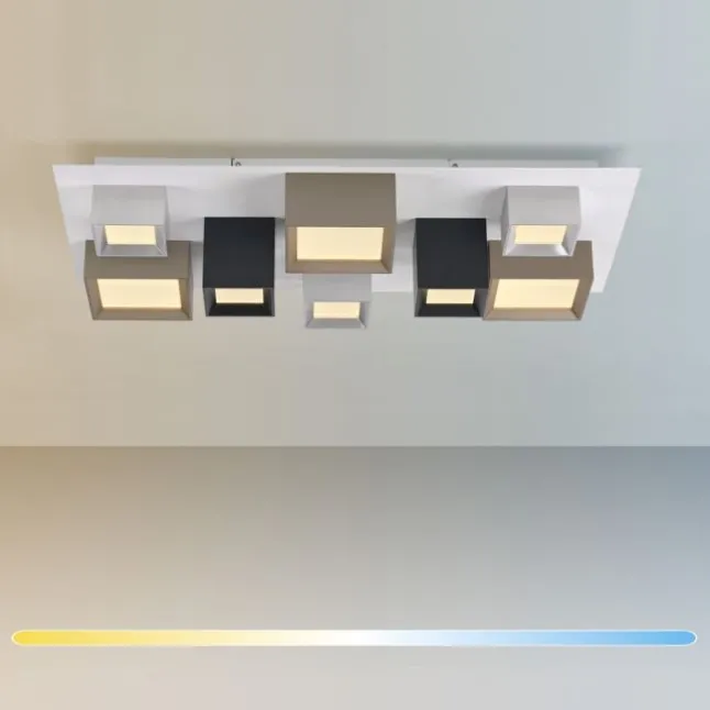 Paul Neuhaus PURE Manhattan,LED Deckenleuchte multicolor,