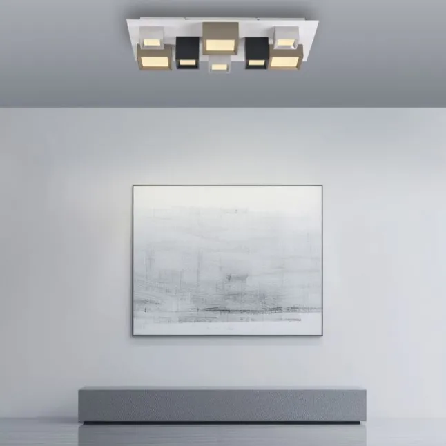 Paul Neuhaus PURE Manhattan,LED Deckenleuchte multicolor,