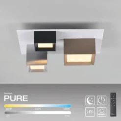 Paul Neuhaus PURE Manhattan, LED Deckenleuchte, multicolor,