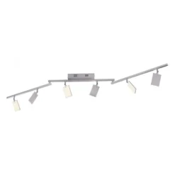 Paul Neuhaus PURE Mira LED Deckenleuchte diamond (alu) 6 flammig dimmbar CCT