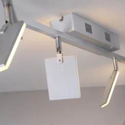 Paul Neuhaus PURE Mira LED Deckenleuchte diamond (alu) 6 flammig dimmbar CCT