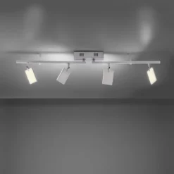 Paul Neuhaus PURE Mira LED Deckenleuchte diamond (alu) 4 flammig dimmbar CCT Memory