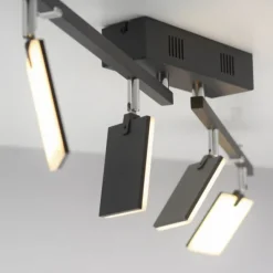 Paul Neuhaus PURE Mira LED Deckenleuchte black pearl 4 flammig dimmbar CCT Memory