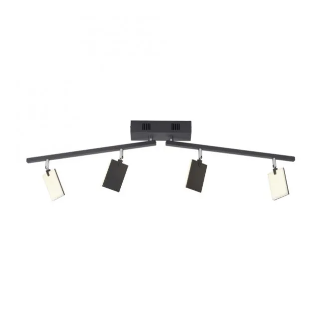 Paul Neuhaus PURE Mira LED Deckenleuchte black pearl 4 flammig dimmbar CCT Memory