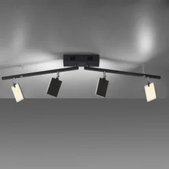 Paul Neuhaus PURE Mira LED Deckenleuchte black pearl 4 flammig dimmbar CCT Memory