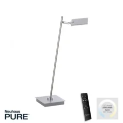 Paul Neuhaus PURE Mira LED Tischleuchte aluminium dimmbar Schreibtischlampe