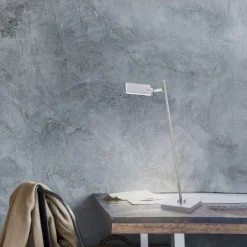 Paul Neuhaus PURE Mira LED Tischleuchte aluminium dimmbar Schreibtischlampe