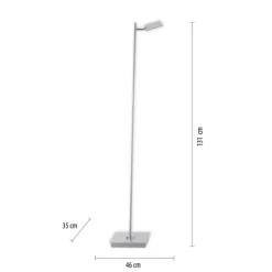 Paul Neuhaus PURE Mira LED Tischleuchte diamond (alu) dimmbar Schreibtischlampe