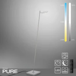 Paul Neuhaus PURE Mira LED Tischleuchte diamond (alu) dimmbar Schreibtischlampe