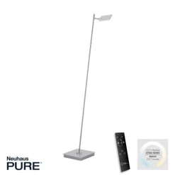 Paul Neuhaus PURE Mira LED Tischleuchte diamond (alu) dimmbar Schreibtischlampe