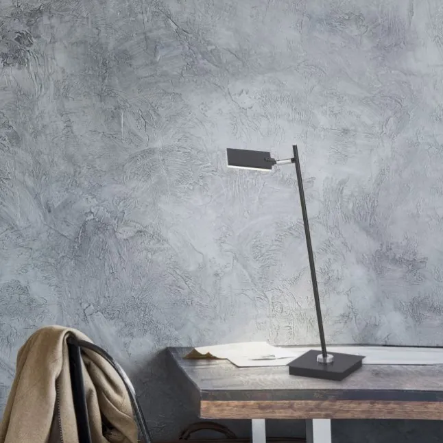 Paul Neuhaus PURE Mira LED Tischleuchte anthrazit dimmbar Schreibtischlampe