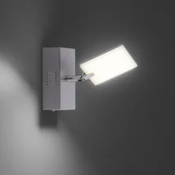 Paul Neuhaus PURE Mira LED Wandleuchte diamond (alu) 1 flammig drehbar dimmbar