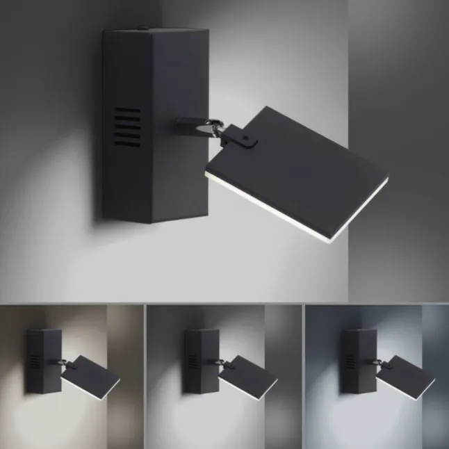 Paul Neuhaus PURE Mira LED Wandleuchte black pearl 1 flammig drehbar dimmbar