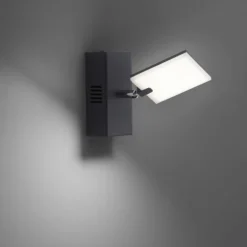 Paul Neuhaus PURE Mira LED Wandleuchte black pearl 1 flammig drehbar dimmbar