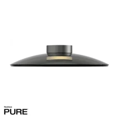 Paul Neuhaus PURE Moon Deckenleuchte platin (grau) dimmbar Wohnzimmer Küche