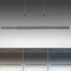 Paul Neuhaus PURE Moto e-SLIDE® platin (grau) elektrisch ausfahrbar Pendelleuchte