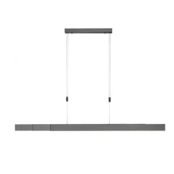 Paul Neuhaus PURE Moto e-SLIDE® platin (grau) elektrisch ausfahrbar Pendelleuchte