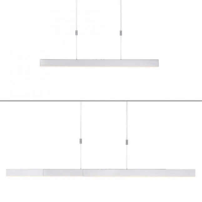 Paul Neuhaus PURE Moto e-SLIDE® diamond (alu) elektrisch ausfahrbar Pendelleuchte