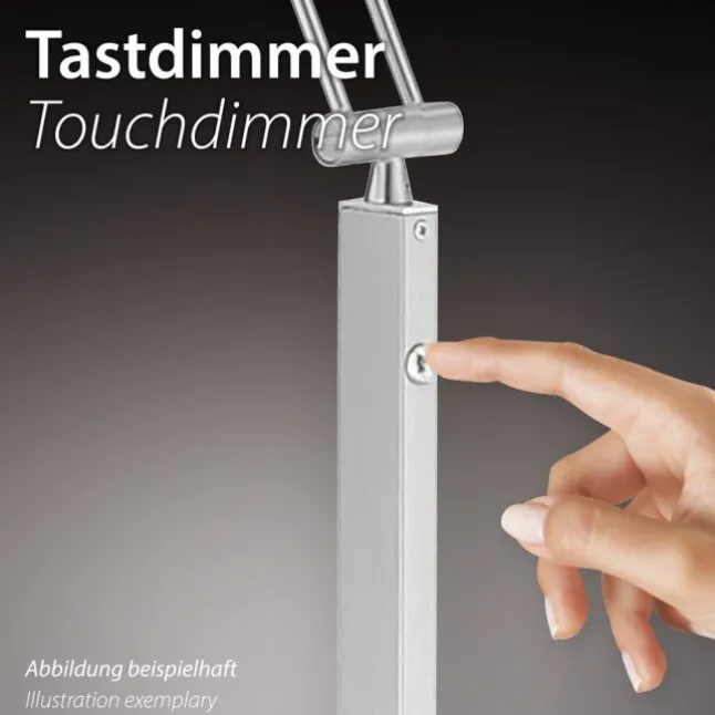 Paul Neuhaus PURE Mutil LED Deckenfluter graphite Leselicht dimmbar