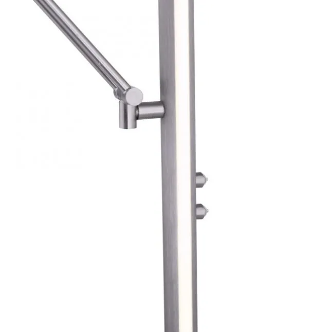 Paul Neuhaus PURE Mutil LED Deckenfluter diamond (siber farbig) Leselicht dimmbar