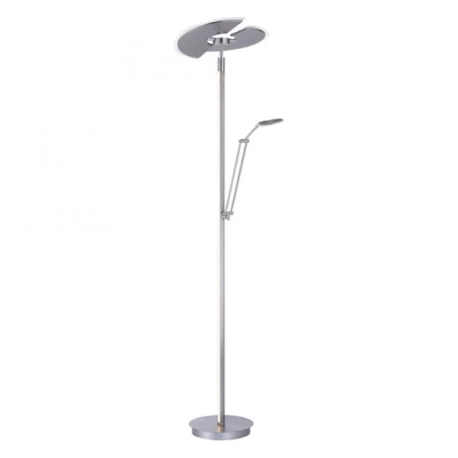 Paul Neuhaus PURE Mutil LED Deckenfluter diamond (siber farbig) Leselicht dimmbar