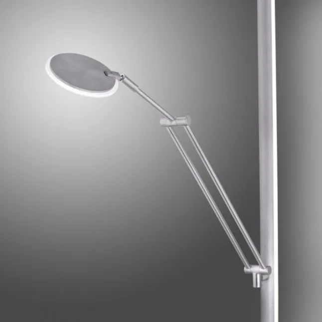 Paul Neuhaus PURE Mutil LED Deckenfluter diamond (siber farbig) Leselicht dimmbar