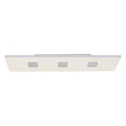 Paul Neuhaus PURE Neo LED Deckenleuchte aluminium gebürstet 120x30cm dimmbar