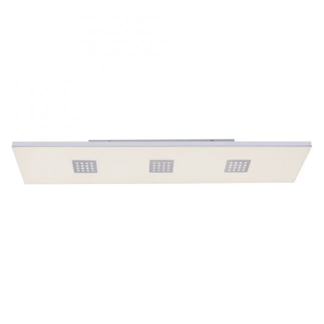 Paul Neuhaus PURE Neo LED Deckenleuchte aluminium gebürstet 120x30cm dimmbar