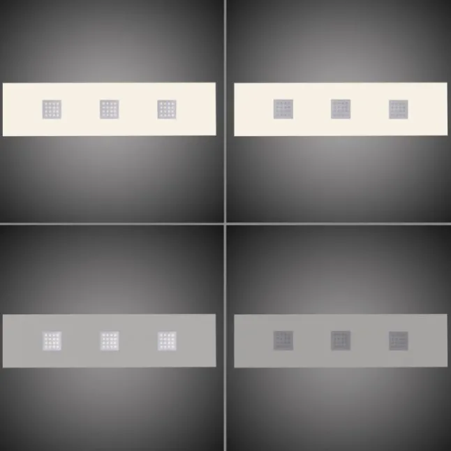 Paul Neuhaus PURE Neo LED Deckenleuchte aluminium gebürstet 120x30cm dimmbar