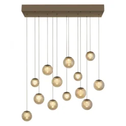 Paul Neuhaus PURE Popup,LED Pendelleuchte bronce, 13 flammig