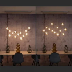 Paul Neuhaus PURE Popup,LED Pendelleuchte bronce, 13 flammig