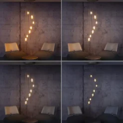 Paul Neuhaus PURE Popup, LED Pendelleuchte 7fl. bronce,