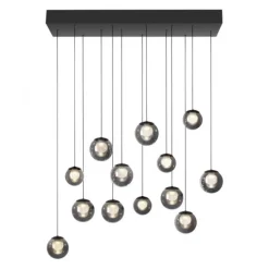 Paul Neuhaus PURE Popup, LED Pendelleuchte, mystic grey,