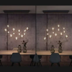 Paul Neuhaus PURE Popup, LED Pendelleuchte, mystic grey,