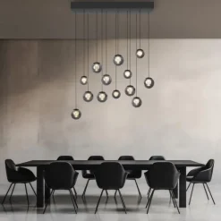 Paul Neuhaus PURE Popup, LED Pendelleuchte, mystic grey,