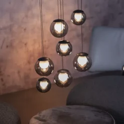Paul Neuhaus PURE Popup, LED Pendelleuchte, mystic grey,