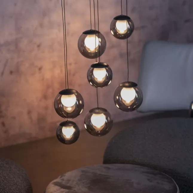 Paul Neuhaus PURE Popup, LED Pendelleuchte, mystic grey,