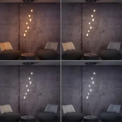 Paul Neuhaus PURE Popup, LED Pendelleuchte, mystic grey,