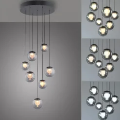 Paul Neuhaus PURE Popup, LED Pendelleuchte, mystic grey,