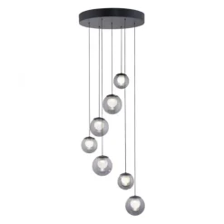 Paul Neuhaus PURE Popup, LED Pendelleuchte, mystic grey,