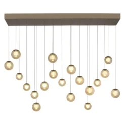Paul Neuhaus PURE Popup, LED Pendelleuchte 19-flammig bronce