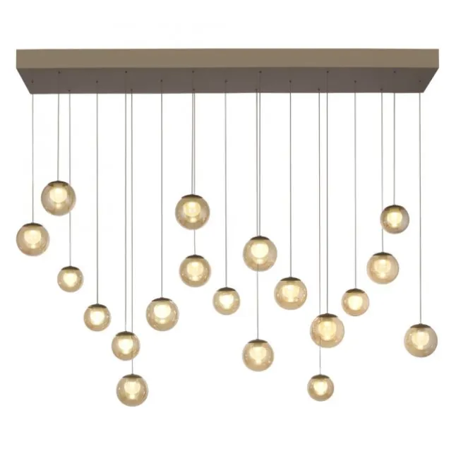 Paul Neuhaus PURE Popup, LED Pendelleuchte 19-flammig bronce