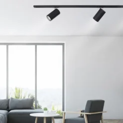 Paul Neuhaus PURE Technik LED Schienenleuchte dimmbar erweiterbar schwarz drehbar